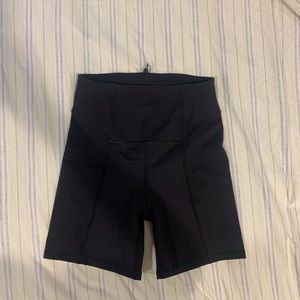 For Love & Lemons Black Bike Shorts